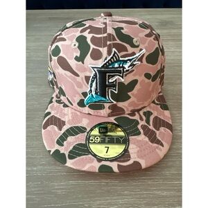 NWOT NEW ERA 1997 World Series Marlins Camo | Fitted 7